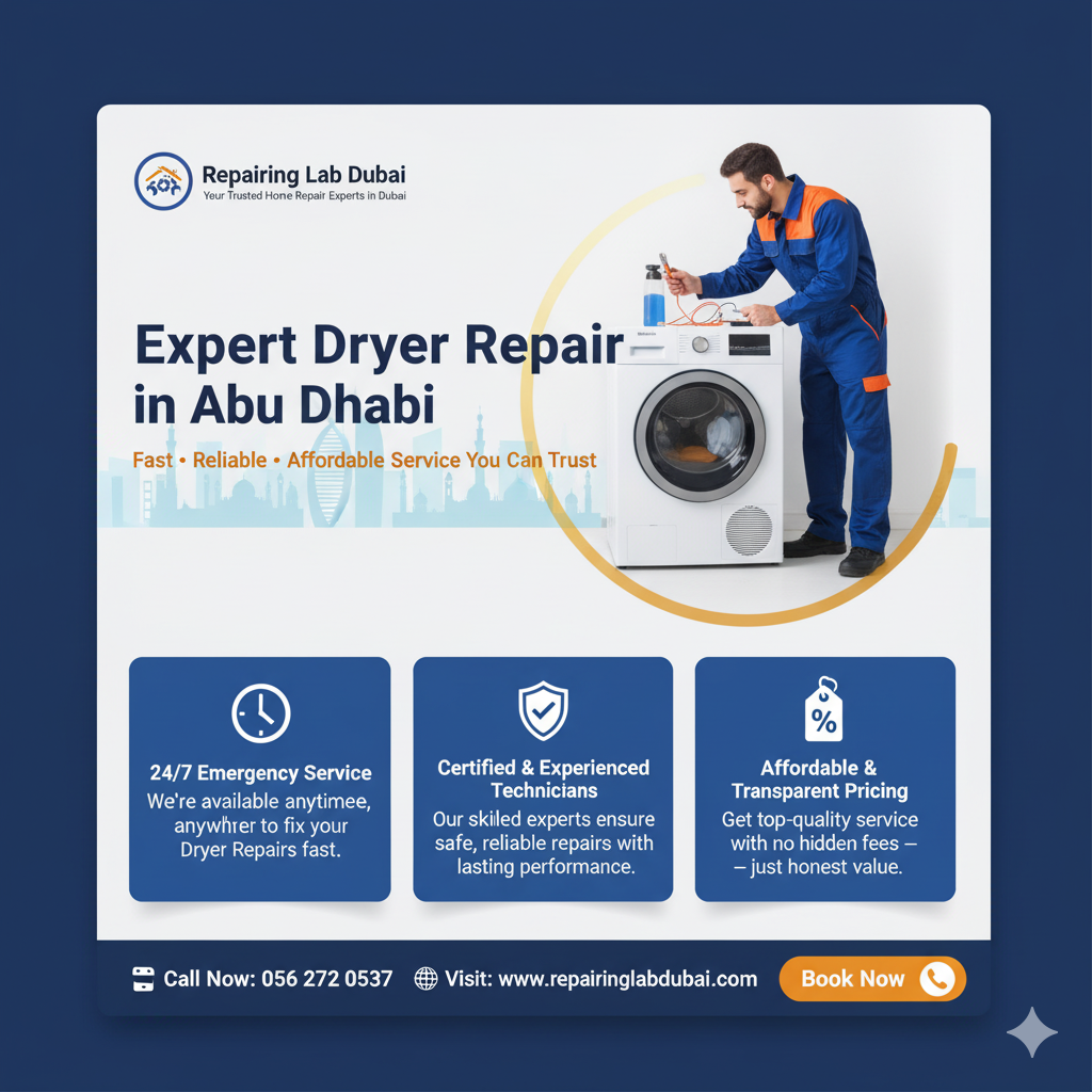 Dryer Repair in Abu Dhabi