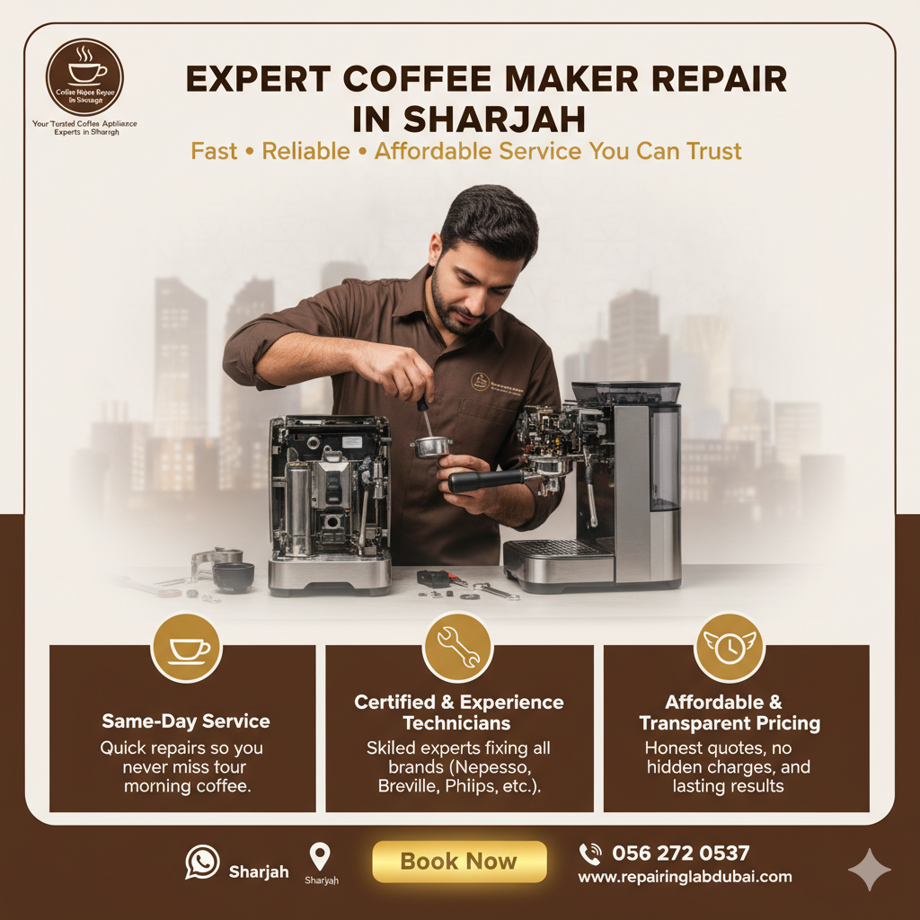 Coffee Maker Repair in Sharjah