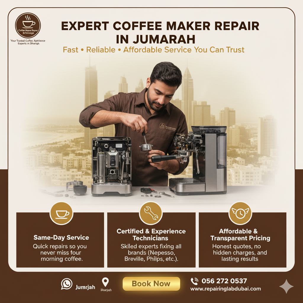 Coffee Maker Machine Repair in Jumeirah